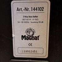 Magnat 2way bass reflex 80/160watt 4-8ома ,закупени от Германия,Перфектни-200лв, снимка 3 - Тонколони - 45688445
