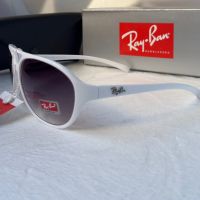 Ray-Ban дамски мъжки унисекс слънчеви очила Рей-Бан авиатор бели , снимка 6 - Слънчеви и диоптрични очила - 45584585