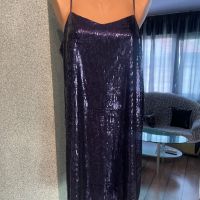 Елегантна рокля с пайети, снимка 1 - Рокли - 45305188