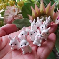 малко малки зайче зайчета заек пластмасови фигурки фигурка декоративни, снимка 4 - Фигурки - 36876953