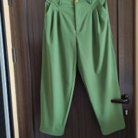 летен зелен панталон Stradivarius, снимка 1 - Панталони - 45157382