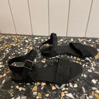 Bianco черни сандали от естествена кожа, номер 36/37, снимка 5 - Сандали - 45250654