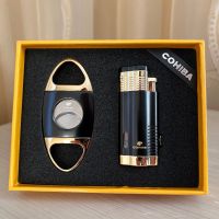 COHIBA подаръчен комплект (запалка+резачка за пури), снимка 1 - Запалки - 45314911
