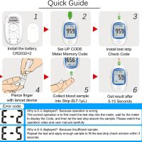 Комплект за тестване на кръвна захар ACCUGENCE PM900, глюкомер 3 в 1 (глюкоза,пикочна киселина,кетон, снимка 4 - Други - 45325066