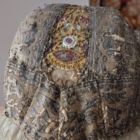 Много рядко Османско детско елече със шапка/сърма позлата/, снимка 15 - Антикварни и старинни предмети - 38656164