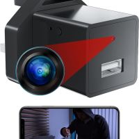 Baobang зарядно/шпионска камера 1080P HD WiFi, сензор за движение, снимка 1 - IP камери - 45375522