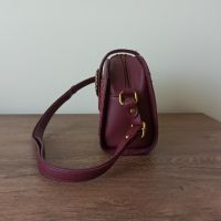Дамска чанта, бордо, нова, снимка 3 - Чанти - 45096625