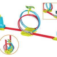 Hot Weels Neon Speeders - Комплект писта с лазерни каскадьорски колички, снимка 4 - Коли, камиони, мотори, писти - 45149531