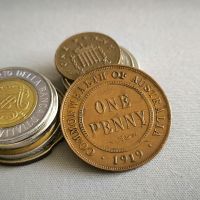 Монета - Австралия - 1 пени | 1919г., снимка 1 - Нумизматика и бонистика - 45680929