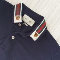 GUCCI Pique Cotton Made in Italy Mens Size S ОРИГИНАЛ! Мъжка Тениска!, снимка 10 - Тениски - 45893319