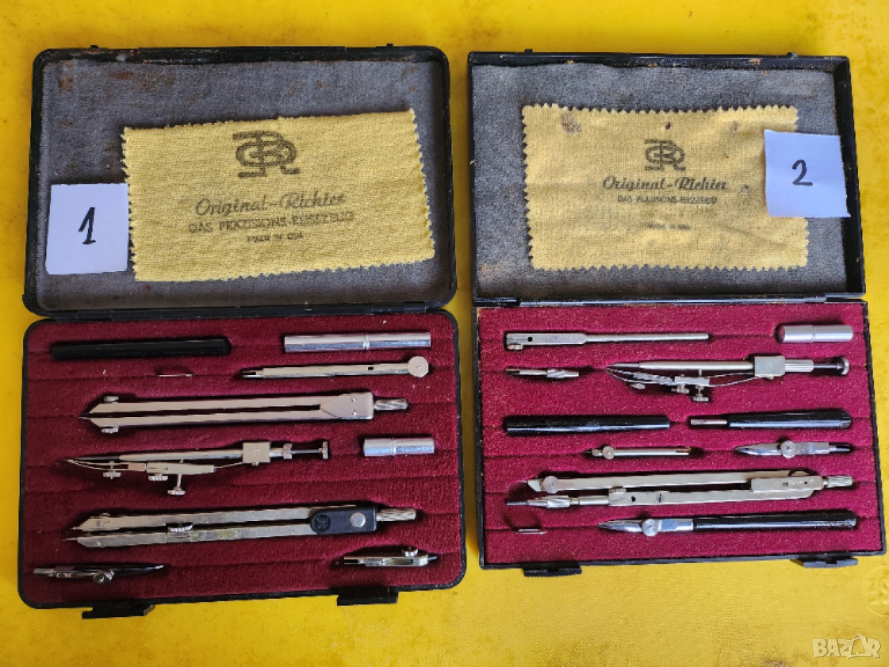 Пергели германски Richter Original, 3 к-та: mod. PVa и Р5 - запазени, снимка 1