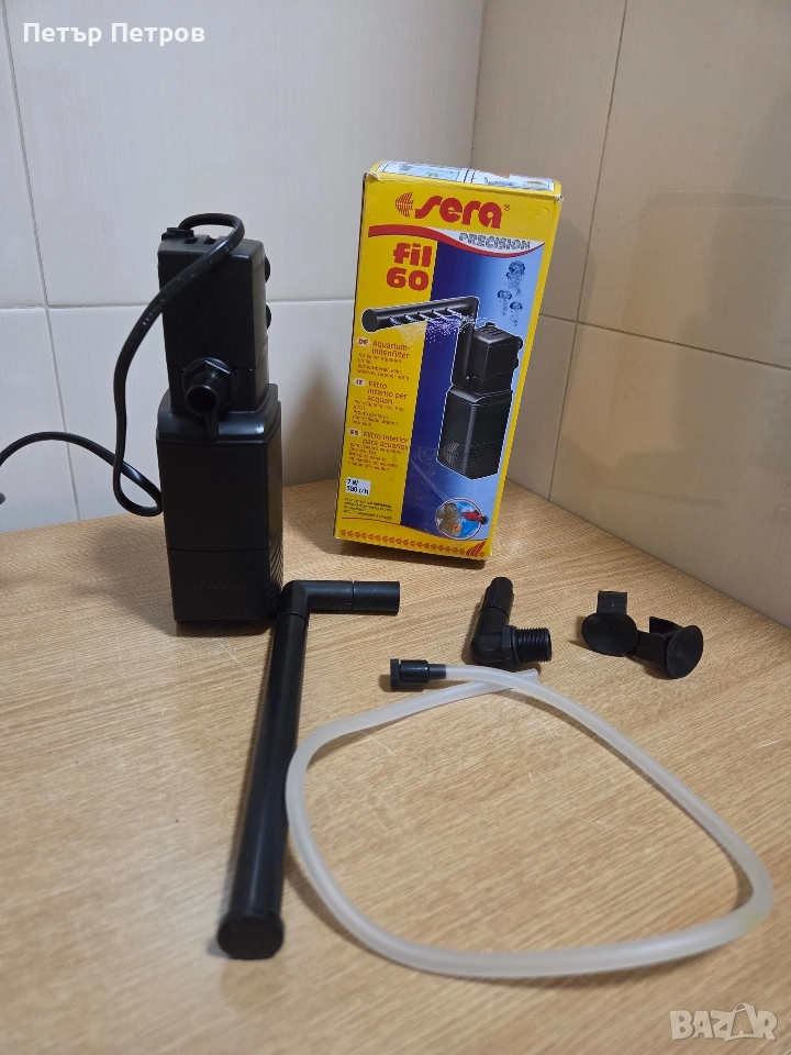 Sera fil 60, Вътрешен филтър за аквариуми до 60 л. , снимка 1