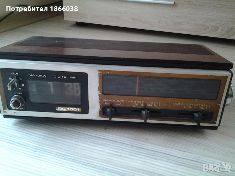 Радиочасовник flip RC 1001, снимка 1