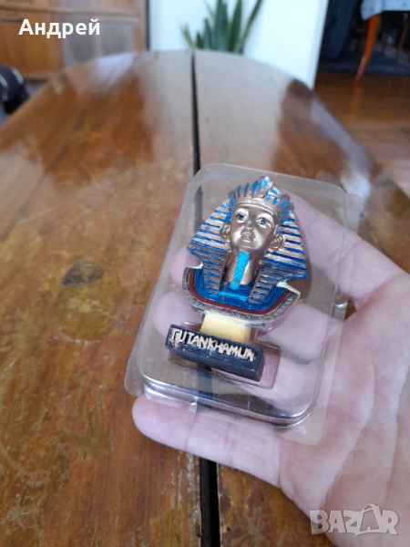 Стара фигурка,фараон Tutankhamun, снимка 1