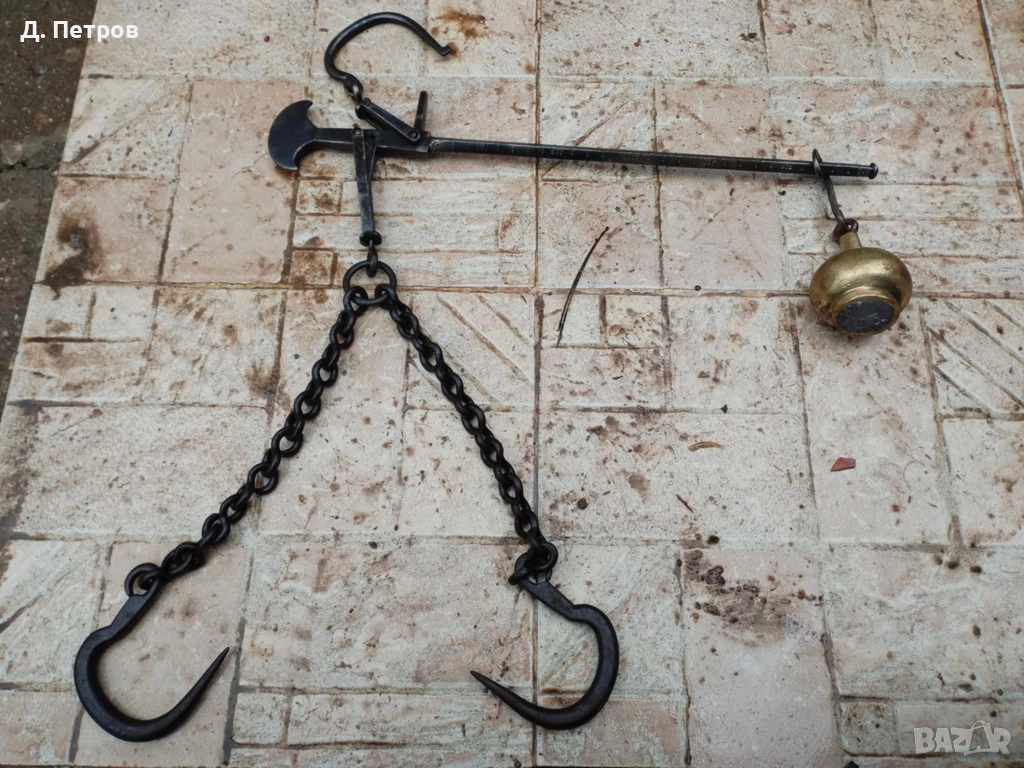 Стар кантар с топуз , снимка 1