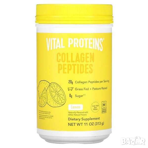 Vital Proteins Колагенови пептиди, Лимон, 313 гр, снимка 1