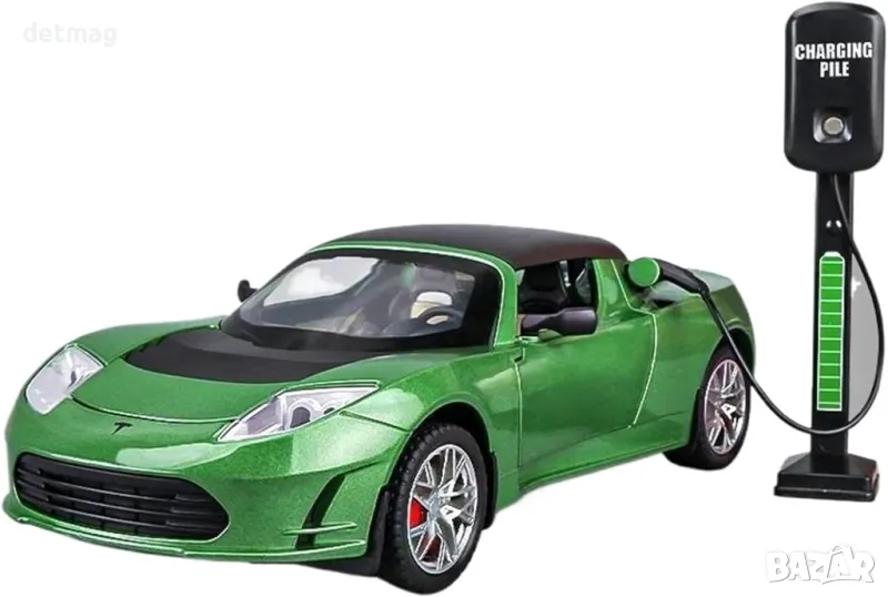 TESLA ROADSTER 1/24 ТЕСЛА УМАЛЕН ХОБИ МОДЕЛ 1/24, снимка 1