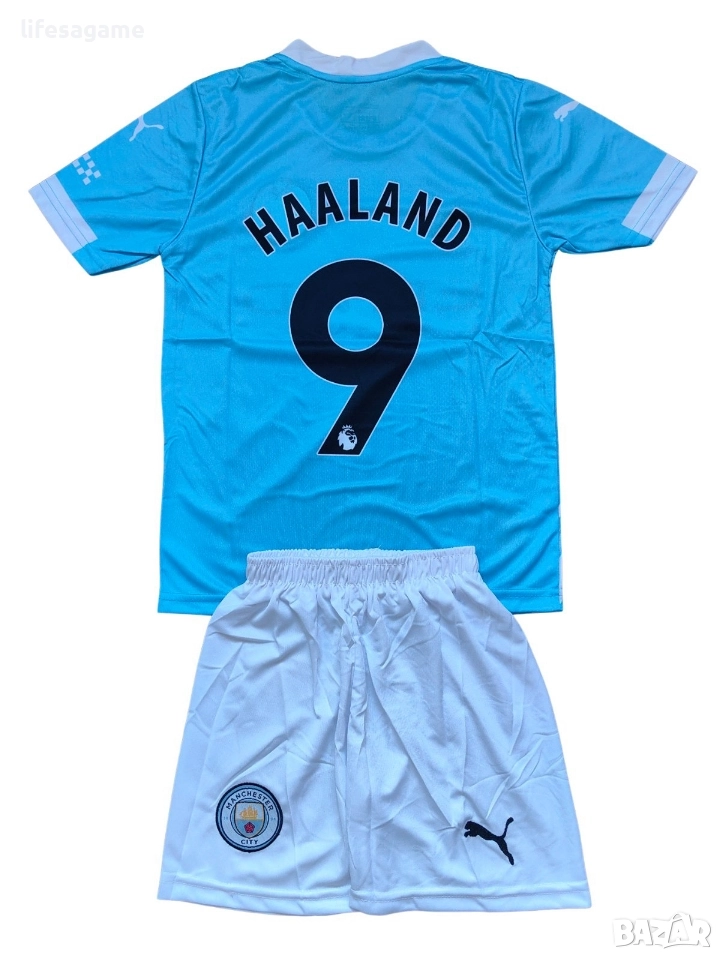 Детско - юношески футболен екип Манчестър Сити Холанд Manchester City Haaland , снимка 1