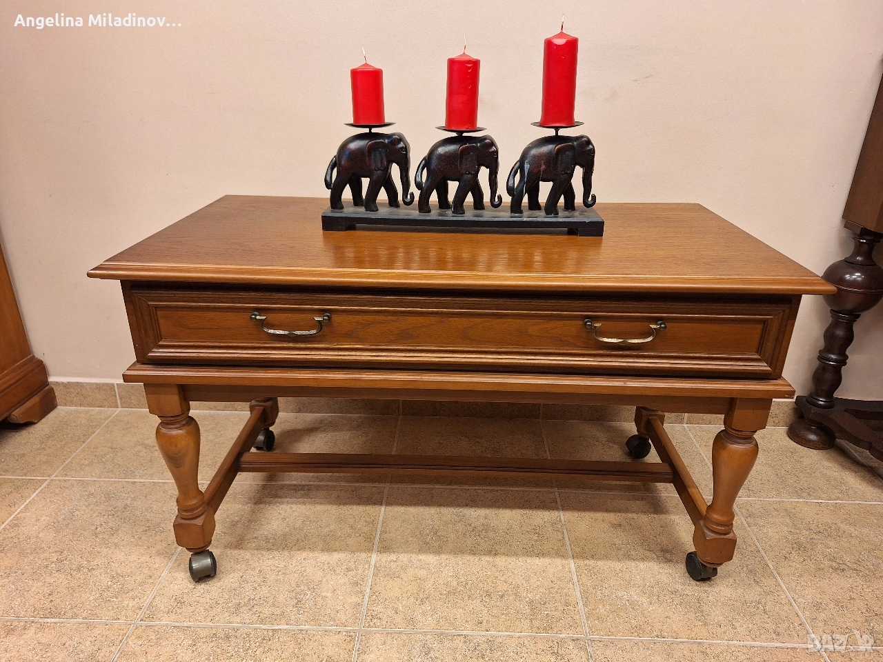 Маса за всекидневна с колелца , снимка 1