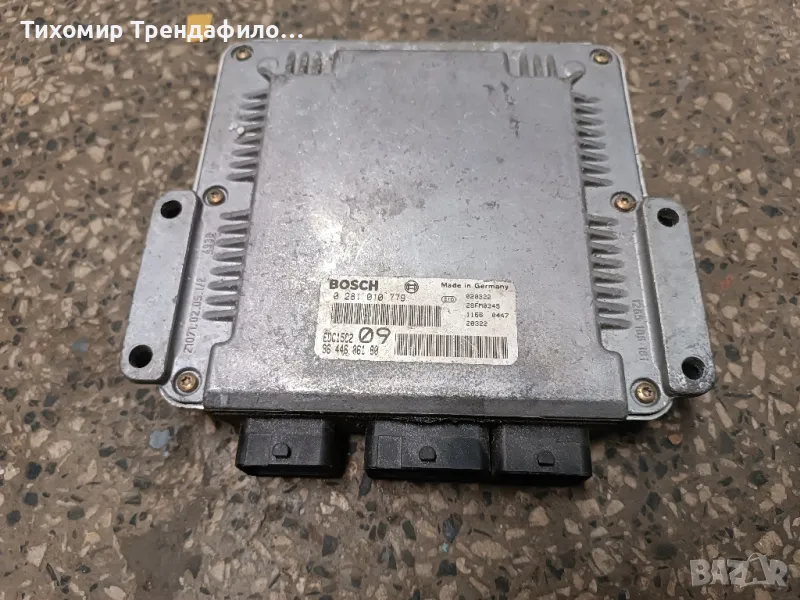 ECU компютър peugeot 307 2.0hdi 0281010779 , 0 281 010 779 , edc15c2 , 9644606180, снимка 1