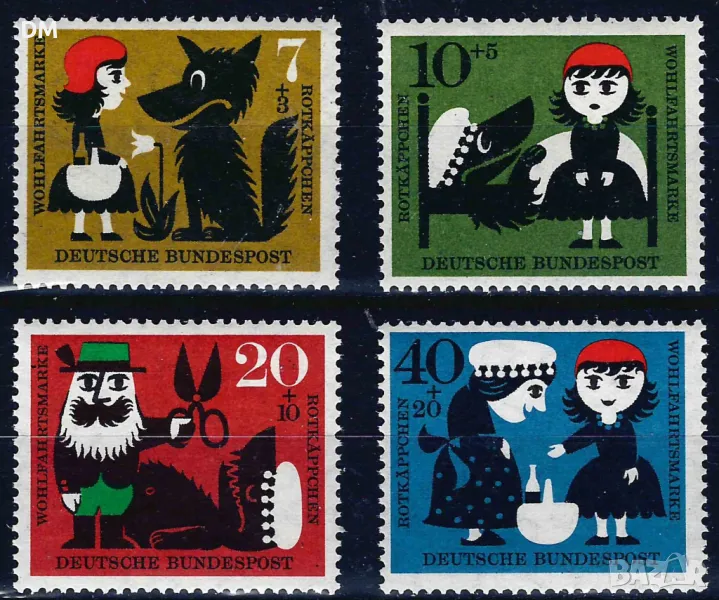 Германия ГФР 1960 - детски приказки MNH, снимка 1