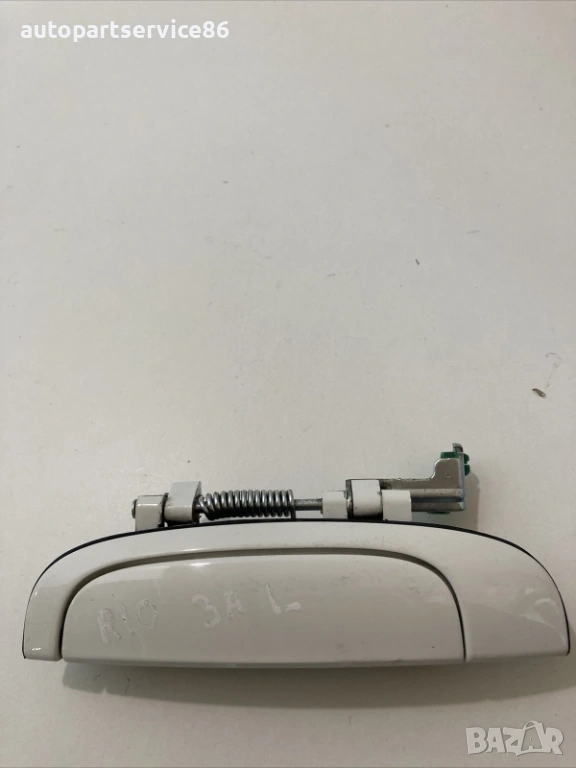 Дръжка за задна лява врата външна бяла за KIA Rio 1.5 CRDi (2009), снимка 1