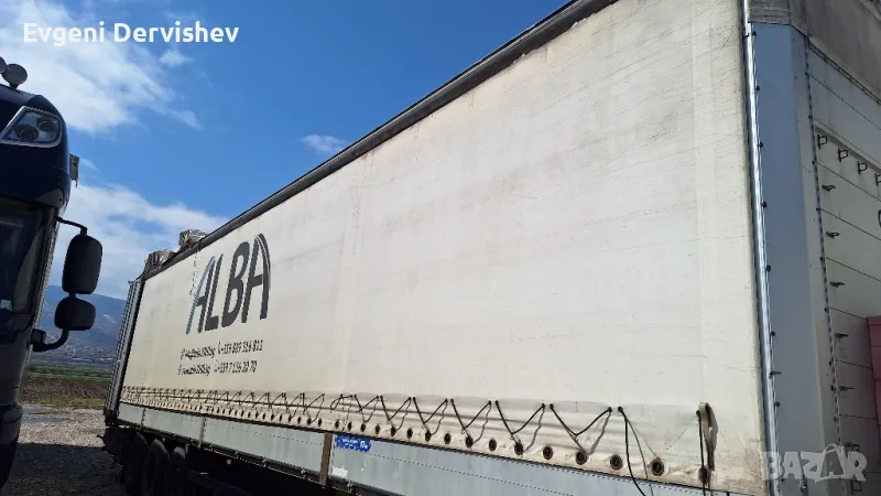 Таван тристранна щора Шмиц полуремарке , снимка 1