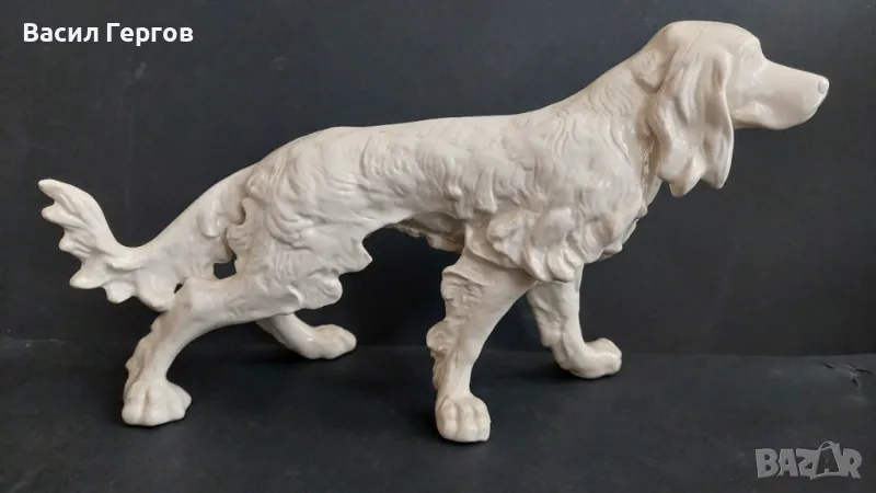 Порцеланова статуетка куче сетер  Германия, снимка 1