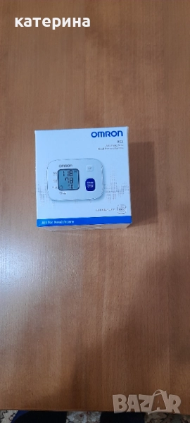 Продавам нов апарат за измерване на кръвното налягане на китката OMRON , снимка 1