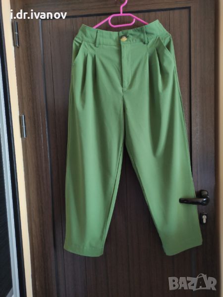 летен зелен панталон Stradivarius, снимка 1
