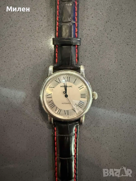 Продавам часовник Montblanc Meisterstück 40mm 7068 Златен (Жълт)  Римски, снимка 1