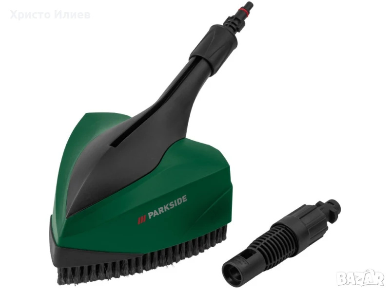 Parkside Приставка за водоструйка Дюза Четка за почистване на повърхности Аксесоари за водоструйка, снимка 1