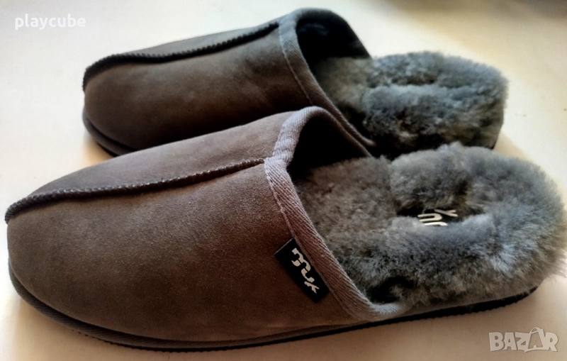 Мъжки домашни чехли - Естествена кожа - N 43/44, снимка 1