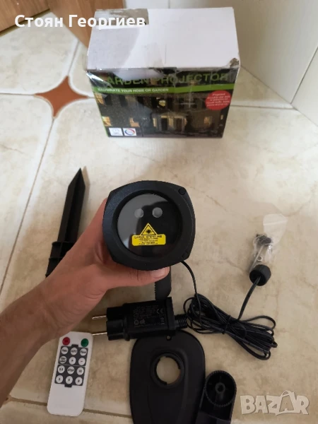 Външни лазерни светлини, коледна проекторна светлина за външна градина, водоустойчива , снимка 1