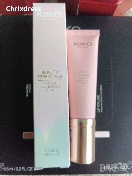 Хидратиращ течен фон дьо тен с SPF 15 Kiko Milano , снимка 1