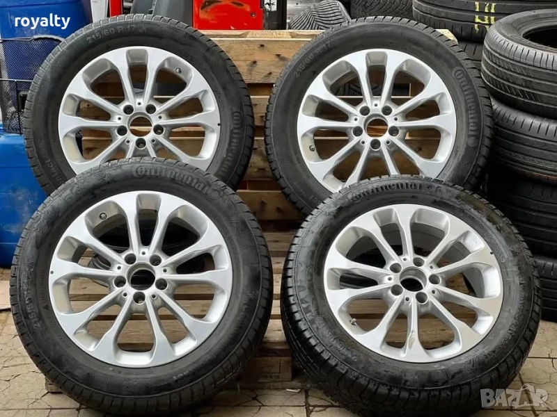 5х112 17 Лети джанти Оригинални Mercedes GLA w156 Мерцедес ГЛА ЕТ 38 J 6.5, снимка 1