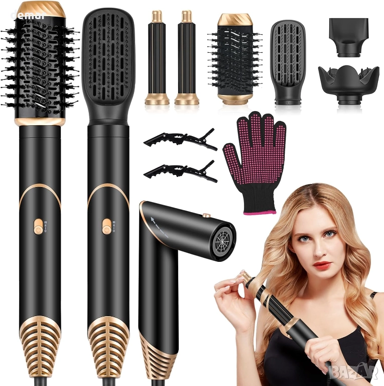 Комплект за стилизиране на коса Brenth Air Wrap 6 в 1, снимка 1
