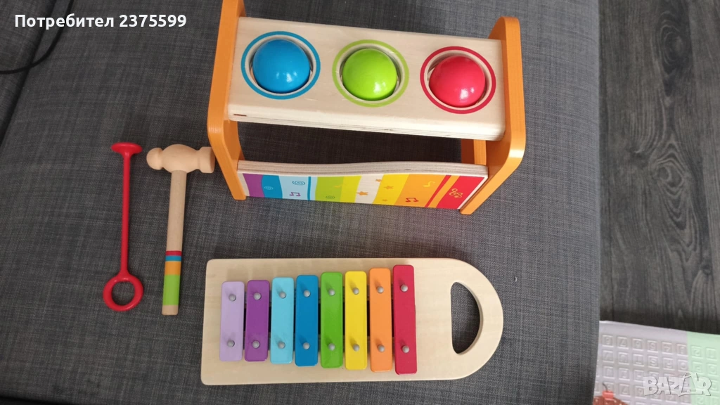 Ксилофон и чукче с топчета HaPe, снимка 1