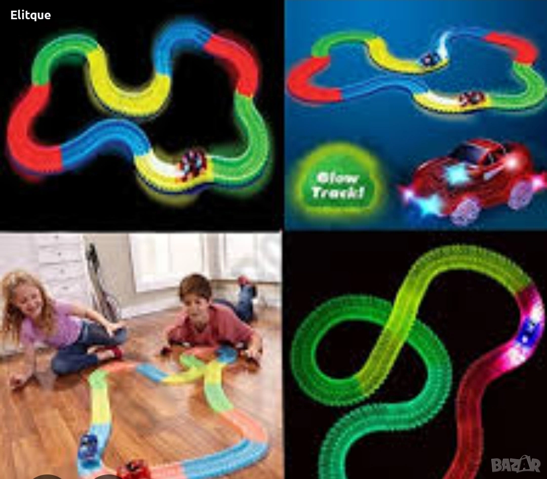 Magic Tracks – Детска светеща писта (220 части) 🚗, снимка 1