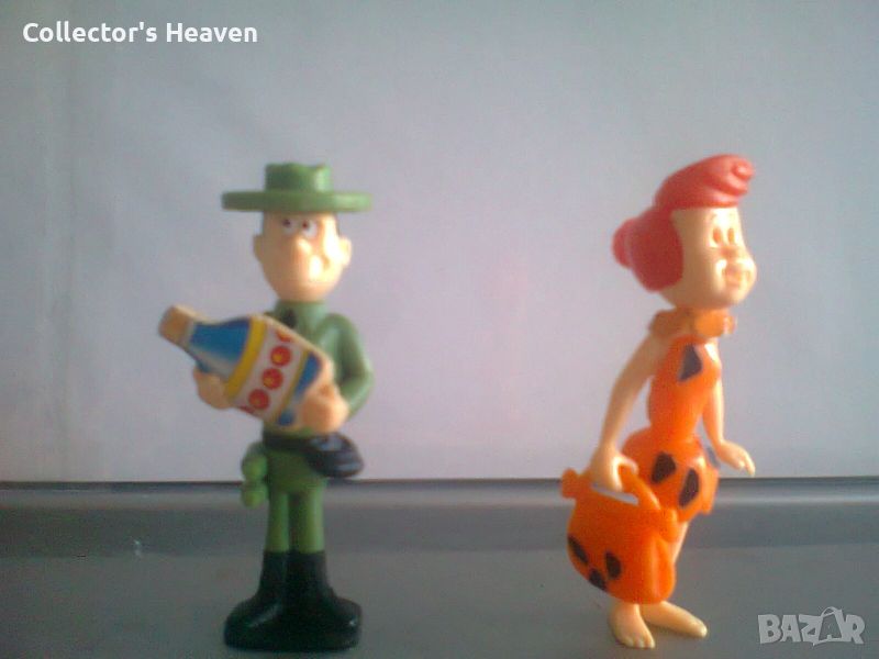 Kinder Surprise vintage The Flintstones играчки фигурки шоколадови яйца Флинтстоун 1994 и 1995 ретро, снимка 1