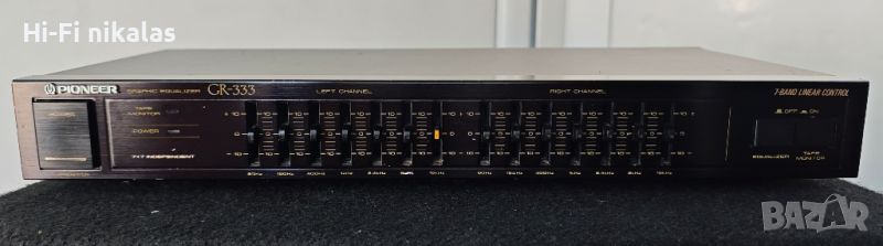 EQ стерео еквалайзер PIONEER GR-333 , снимка 1