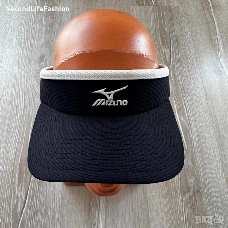 Mizuno козирка черно бяло , снимка 1