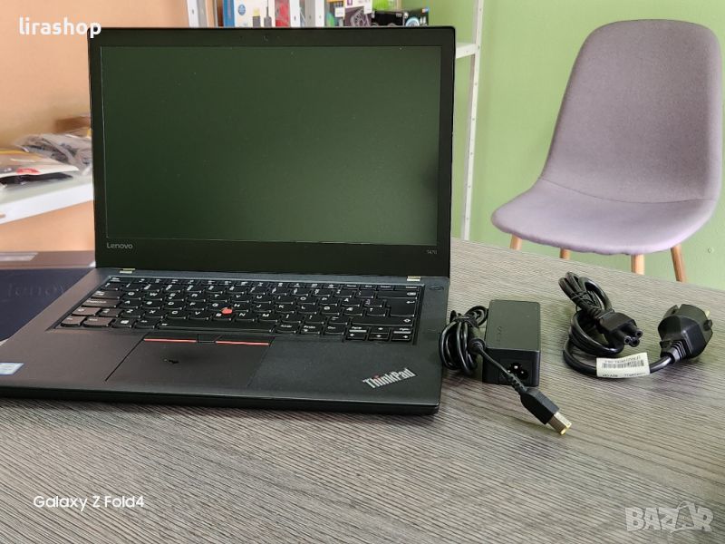 Промо! Лаптоп Lenovo ThinkPad T470 14" IPS FULL HD / Core i5 6300U / 8GB DDR4 / 256 GB M.2 NVMe, снимка 1