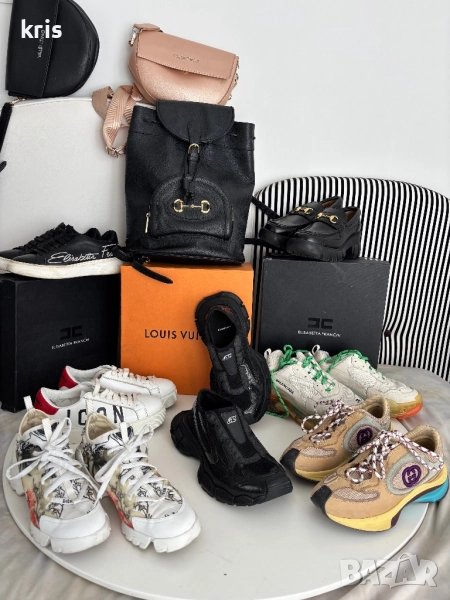 Обувки gucci dsquared balenciaga Dior boss  Elisabetta Franchi , снимка 1