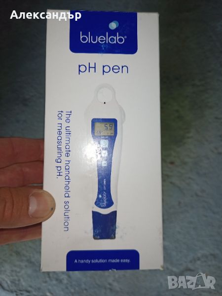 Bluelab PH Pen ръчно измерване на стойностите на pH и температурата!, снимка 1