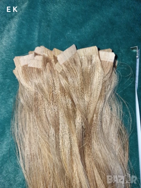 Екстеншъни естествена коса на стикери, снимка 1