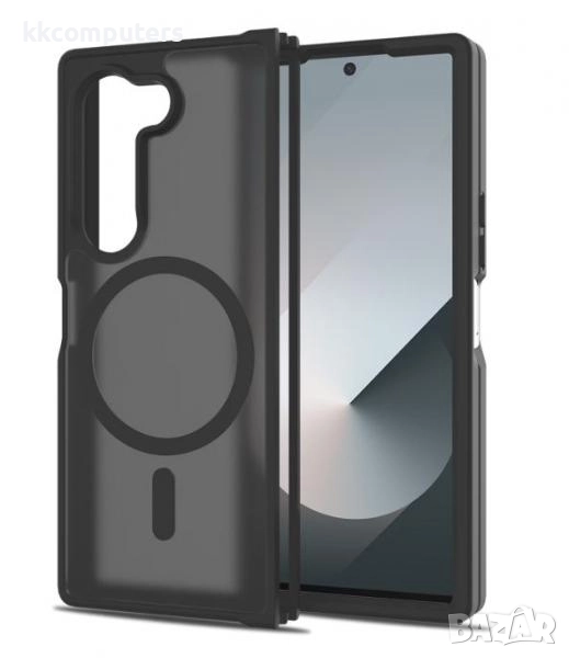 Калъф силикон мат MagSafe / Черен / за Samsung Z Fold 7 Баркод : 3132974, снимка 1