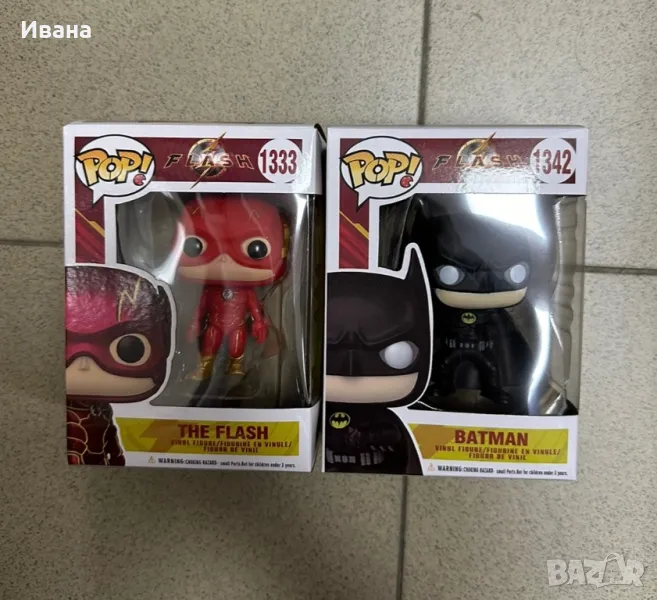 Фигурки Batman/The Flash Pop Батман/Светкавицата, снимка 1