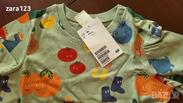3 нови тениски за момче H&M, 80см, снимка 2 - Бебешки блузки - 45430362
