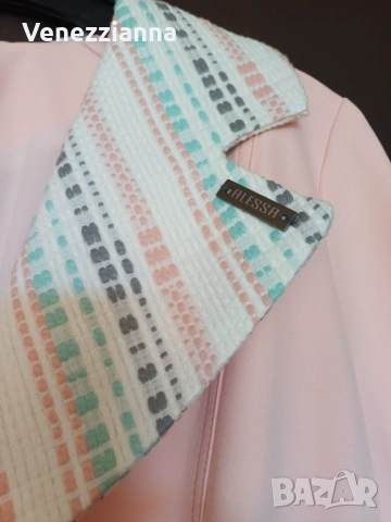 ALESSA Розов блейзър р-р L, снимка 6 - Сака - 54133138